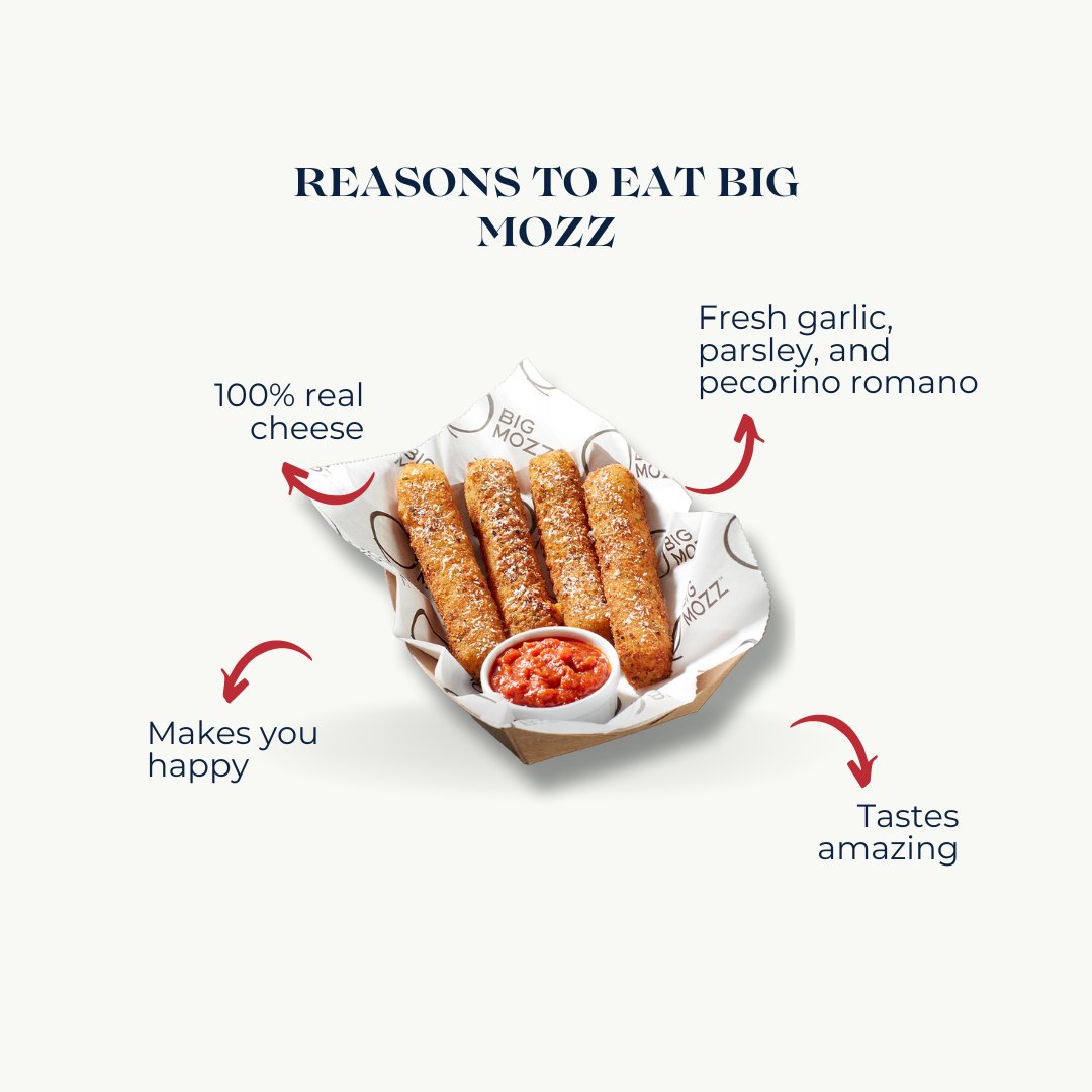 Just a few reasons why you should swing by your local retailer for Big Mozz 😀
