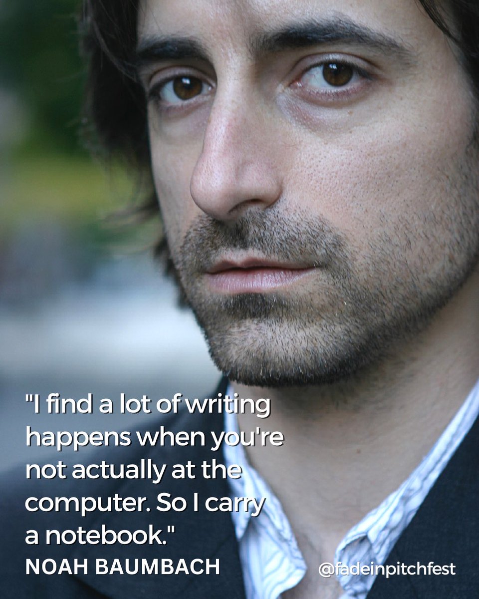 'I find a lot of writing happens when you're not actually at the computer. So I carry a notebook.'

Noah Baumbach
(Oscar-nominated co-writer, Barbie)

Photo by Ilona Lieberman

#noahbaumbach #barbie #oscars2024 #screenwriting