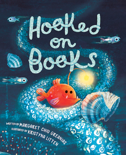 eboxer's tweet photo. SO much to love about this story that celebrates the power of a good book, the sanctity of alone time, and the joy of sharing something special with friends!❤️🐟🐠🪼 @MargaretGreania @KristynaLitten @Soaring20sPB https://t.co/Mr4CkDZB56