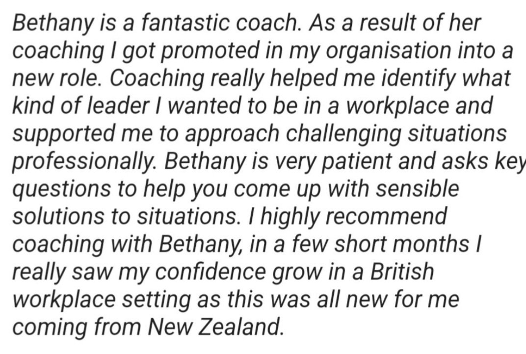 I'm offering leadership and professional #coaching as an ILM level 7 EMCC-registered coach. I particularly welcome applications from people in #NHS and #healthcare, #HigherEducation and those who are #LGBTQ or have a disability. Please see a testimonial for my coaching below: