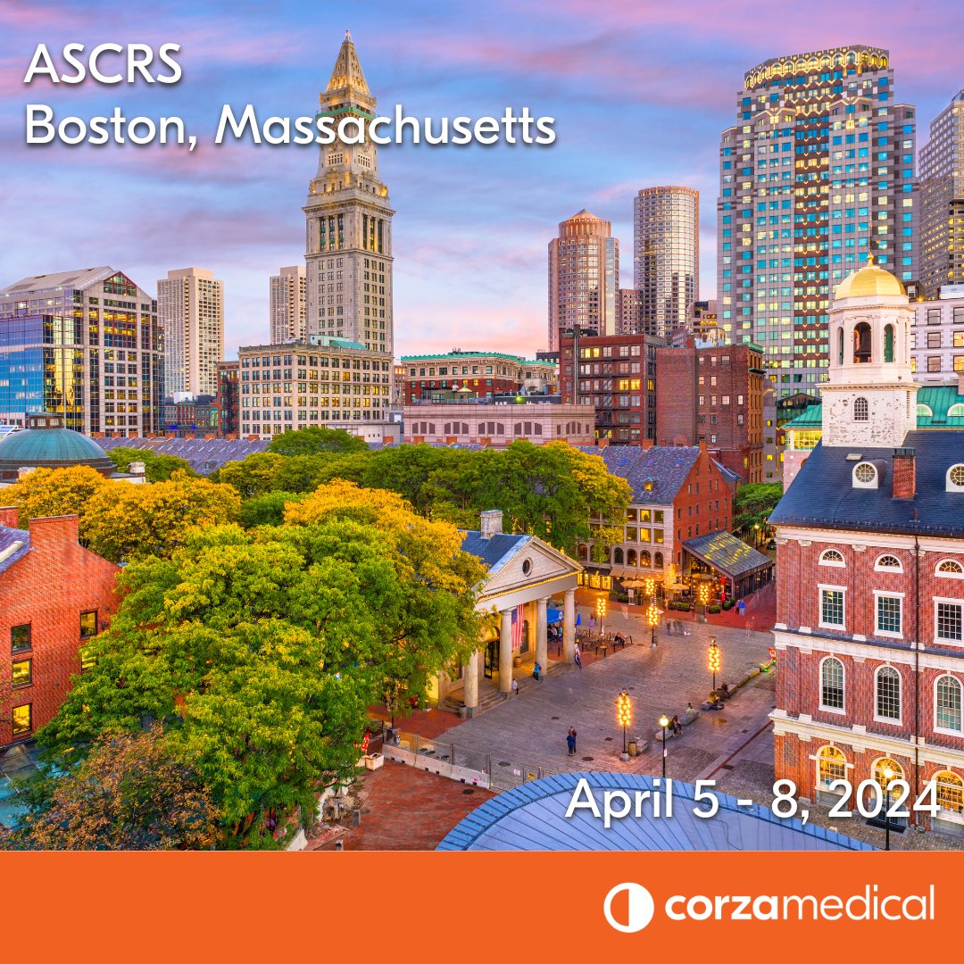 We’re one month away from the American Society of Cataract and Refractive Surgery’s Annual meeting. This year’s conference is being held from April 5-8 in Boston, Massachusetts. ​Come by our booth #1017 to learn more about how our portfolio supports anterior eye surgeons.​ #ASCRS