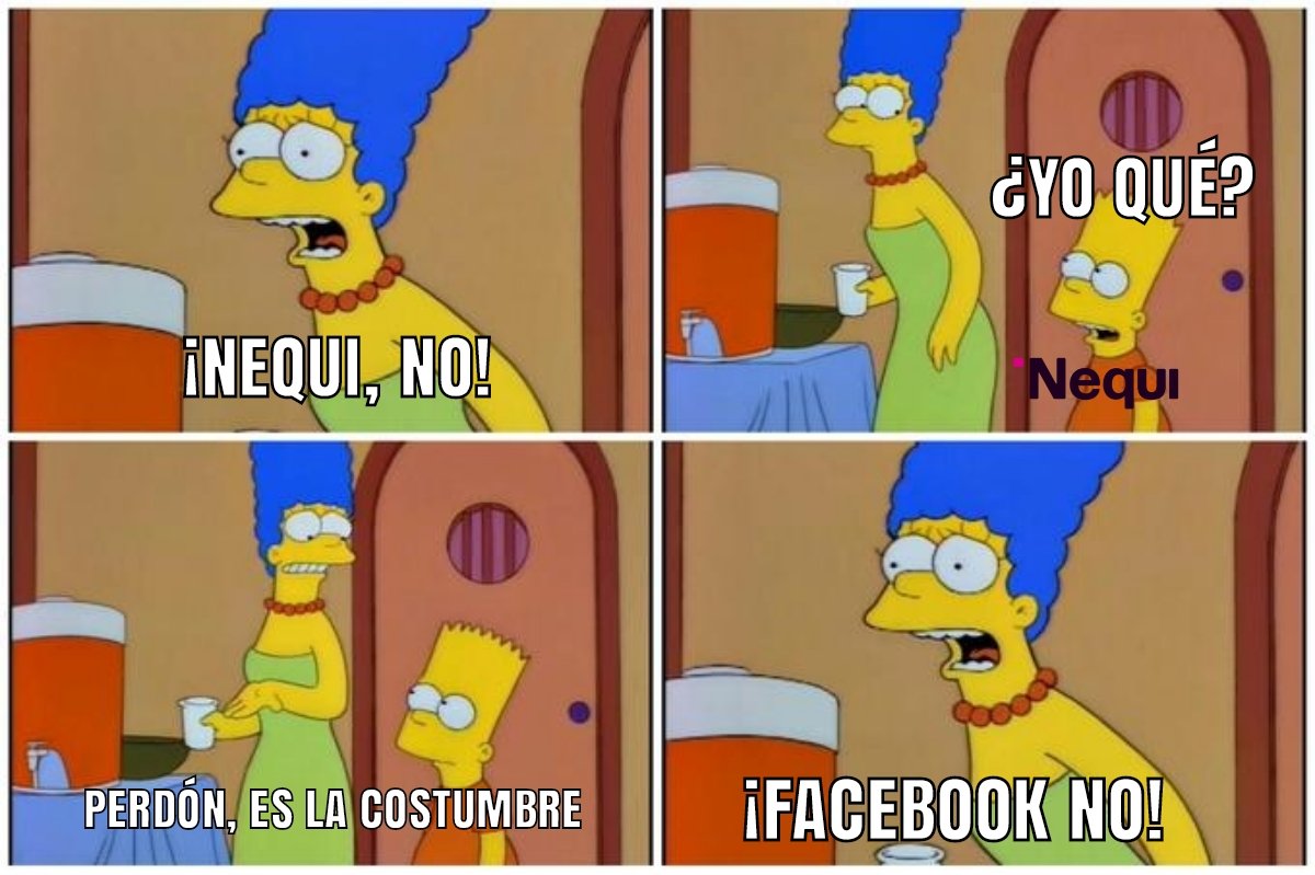 DigameProfesor's tweet photo. Nequi aprovechando el bug con la caída de Facebook e Instagram. https://t.co/F6WnTo3bM5