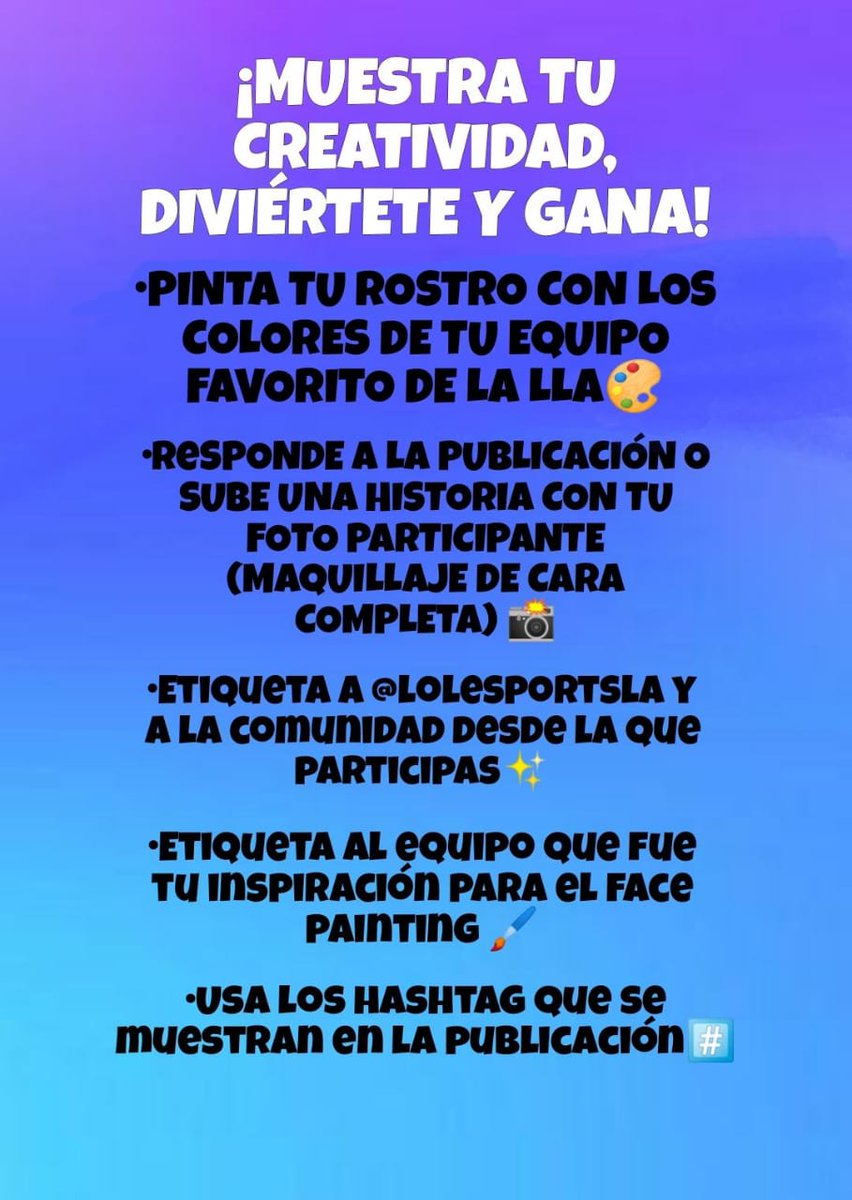 WCLeagueGG's tweet photo. #️⃣UTILIZA ÉSTOS HASHTAGS EN TU PUBLICACIÓN O HISTORIA#️⃣ 
#LLA #ComunidadesLLA #ComunidadesRiotLATAM #AbranPaso 
 
*Fecha límite de participación: 08 de marzo 2024 https://t.co/KqIpLmIHLK