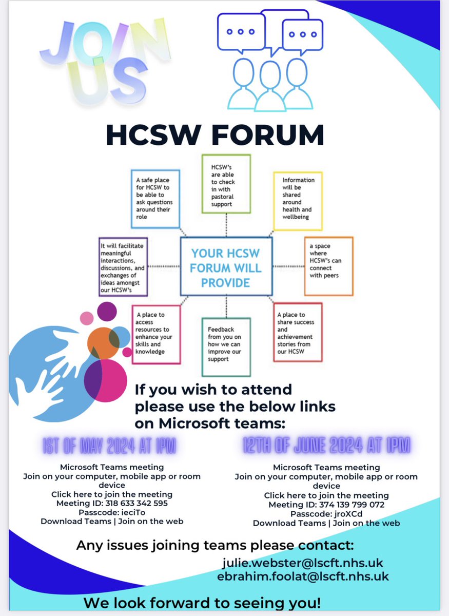 #Hellomynameisliz (@lizweldon) on Twitter photo <a href="/WeAreLSCFT/">Lancashire & South Cumbria NHS Foundation Trust</a> HCSWs please join us for our first forum and share in building this community there will be guest speakers time to share good practice and signpost <a href="/ChrisOliverNHS/">Chris Oliver</a> <a href="/GoalsOlivers/">OliversLifeGoals</a> <a href="/RebeccaLSimpson/">Rebecca Simpson</a> <a href="/CharlotteNic7/">Charlotte Nicholls</a> <a href="/CLHarrington19/">Claire Harrington RN</a> <a href="/pauljebb1/">Prof Paul 💙RN MA OStJ Prof of Practice</a> 🙏share <a href="/WeAreLSCFT/">Lancashire & South Cumbria NHS Foundation Trust</a> HCSWs please join us for our first forum and share in building this community there will be guest speakers time to share good practice and signpost <a href="/ChrisOliverNHS/">Chris Oliver</a> <a href="/GoalsOlivers/">OliversLifeGoals</a> <a href="/RebeccaLSimpson/">Rebecca Simpson</a> <a href="/CharlotteNic7/">Charlotte Nicholls</a> <a href="/CLHarrington19/">Claire Harrington RN</a> <a href="/pauljebb1/">Prof Paul 💙RN MA OStJ Prof of Practice</a> 🙏share