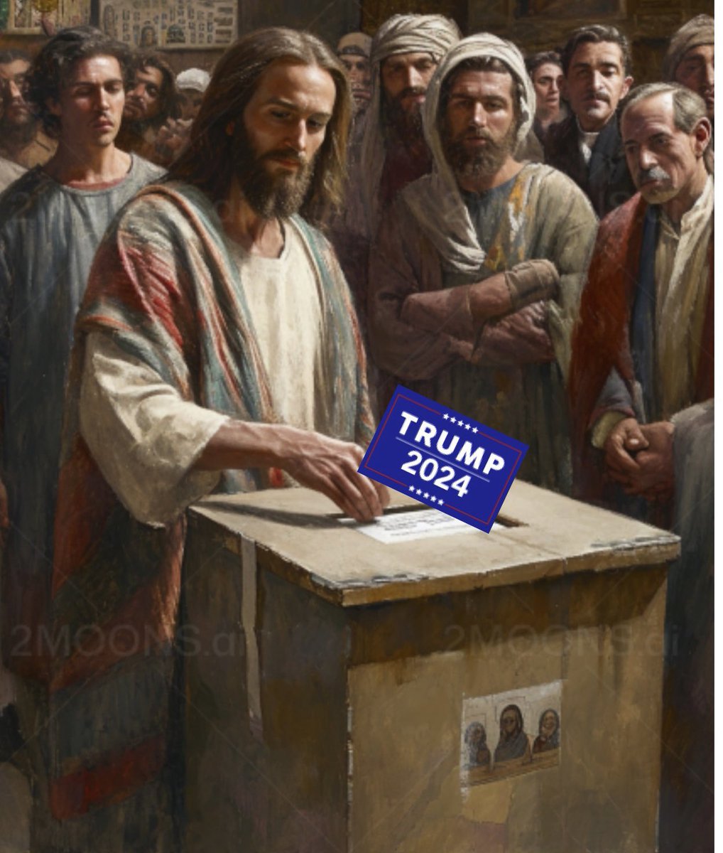 Spiltea's tweet photo. Lin Wood also said he didn’t think Jesus would vote. 

#JesusForTrump https://t.co/h0t8rtG7BX