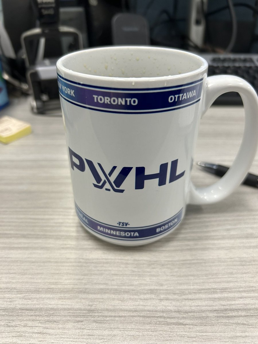 Gotta share my <a href="/thepwhlofficial/">PWHL</a> mug somewhere since FB and IG are down