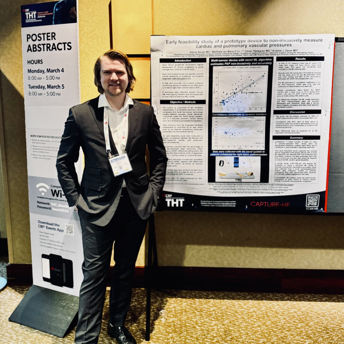 Exciting news from our CSO Matthew Mace at THT! We are thrilled to showcase the groundbreaking work of Niklas Bergh and Göran Rådegran, presented by Andrew Sauer. 

Stay tuned for more updates!

 #Innovation #CardiacHealth #MachineLearning #ResearchRevolutionized 💡🔬🫀