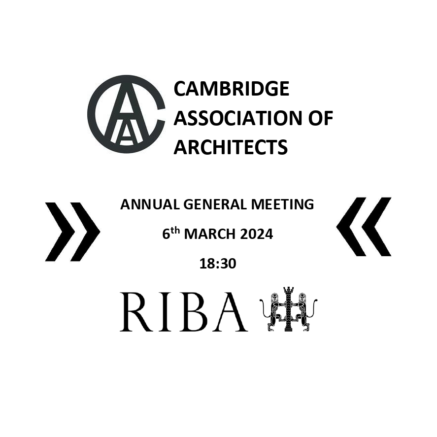 📢 Calling all Cambridge! @RIBACambridge holds its AGM tomorrow at The Old Bicycle Shop - an opportunity to meet the committee and hear plans for the year ahead. @AlliesMorrison will also be talking about their Cambridge Room competition winning idea. ow.ly/CElC50QLKzT