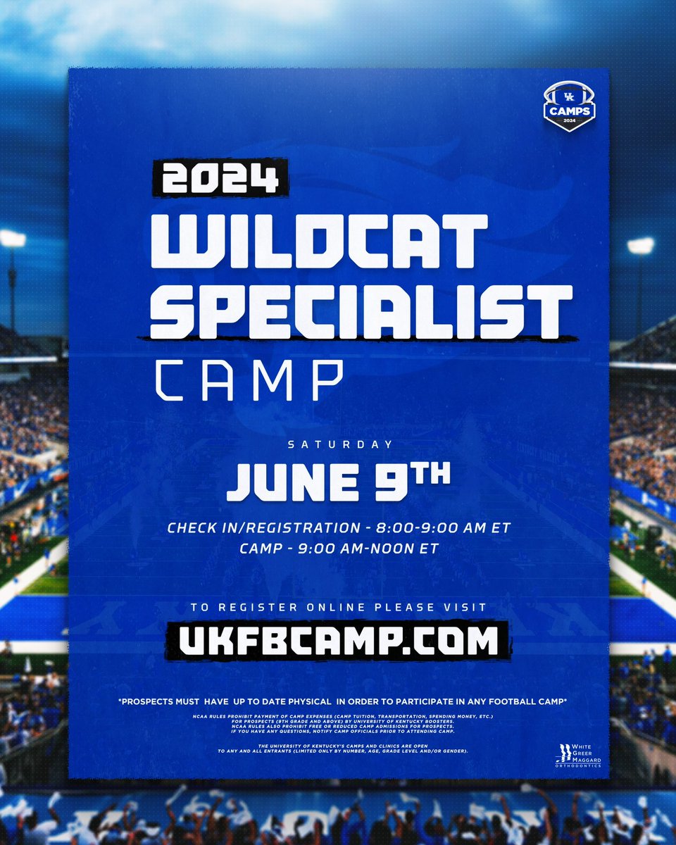 Michael Priefer Jr. (@prieferjr1) on Twitter photo 2025 SPECIALISTS‼️‼️ tap in! Come earn an opportunity! Ukfbcamp.com 2025 SPECIALISTS‼️‼️ tap in! Come earn an opportunity! Ukfbcamp.com