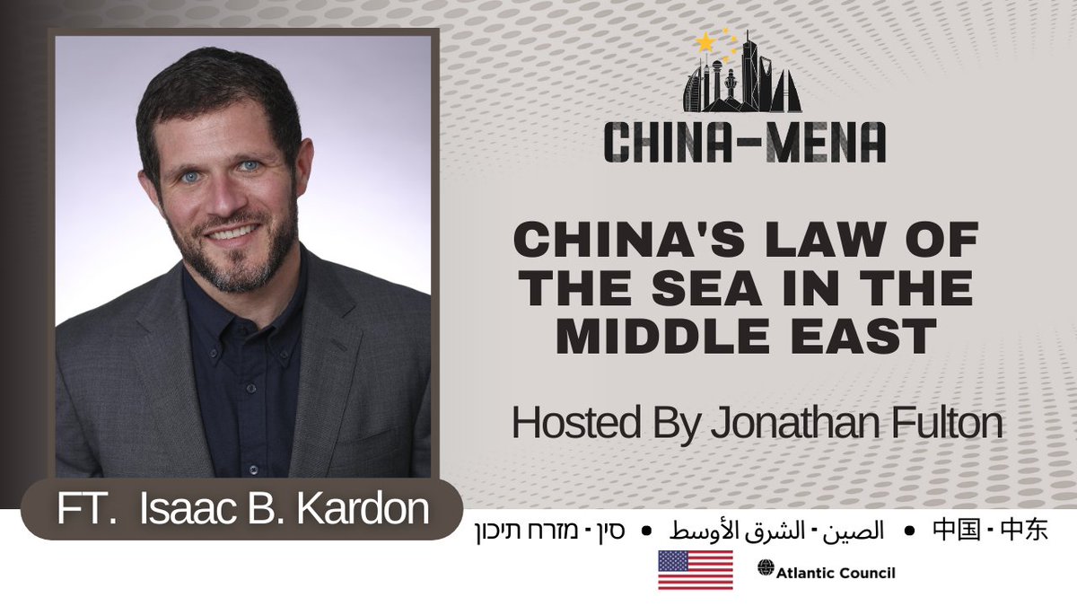 ⚓ How does #China’s perspective on multipolarity affect trade in the #RedSea? Tune in TOMORROW as @jonathandfulton hosts @IBKardon, author of #China’s Law of the Sea, to unpack China’s growing maritime influence #ChinaMENAPodcast 🇨🇳 Subscribe here: ➡️ bit.ly/3rIcKj6