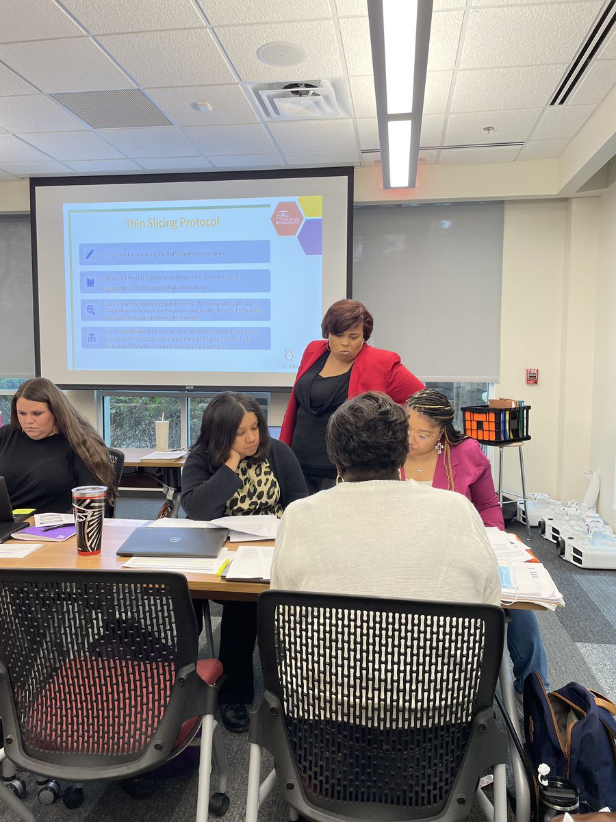 Happening now… GMAS prep and planning using the Thin Slice protocol. Do you practice how you play? Great session @porteram_fcs and @TeAnnSimon #EveryChildReads 📚