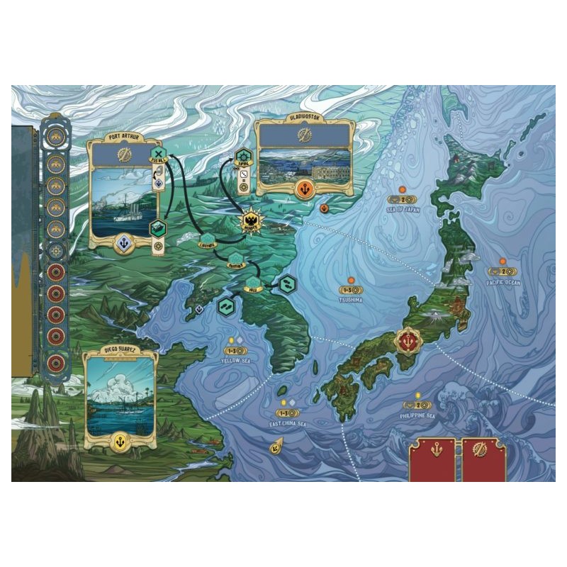 🚢 Port Arthur de <a href="/DracoIdeas/">DracoIdeas editorial</a> 🚢: planetongames.com/es/port-arthur… un wargame de  batallas navales con estrategia épica y meticulosos detalles de buques y operaciones navales tácticas, ¿Estás listo para comandar tu flota? Resérvalo ya. #wargames #JuegosDeMesa 🌊🎲