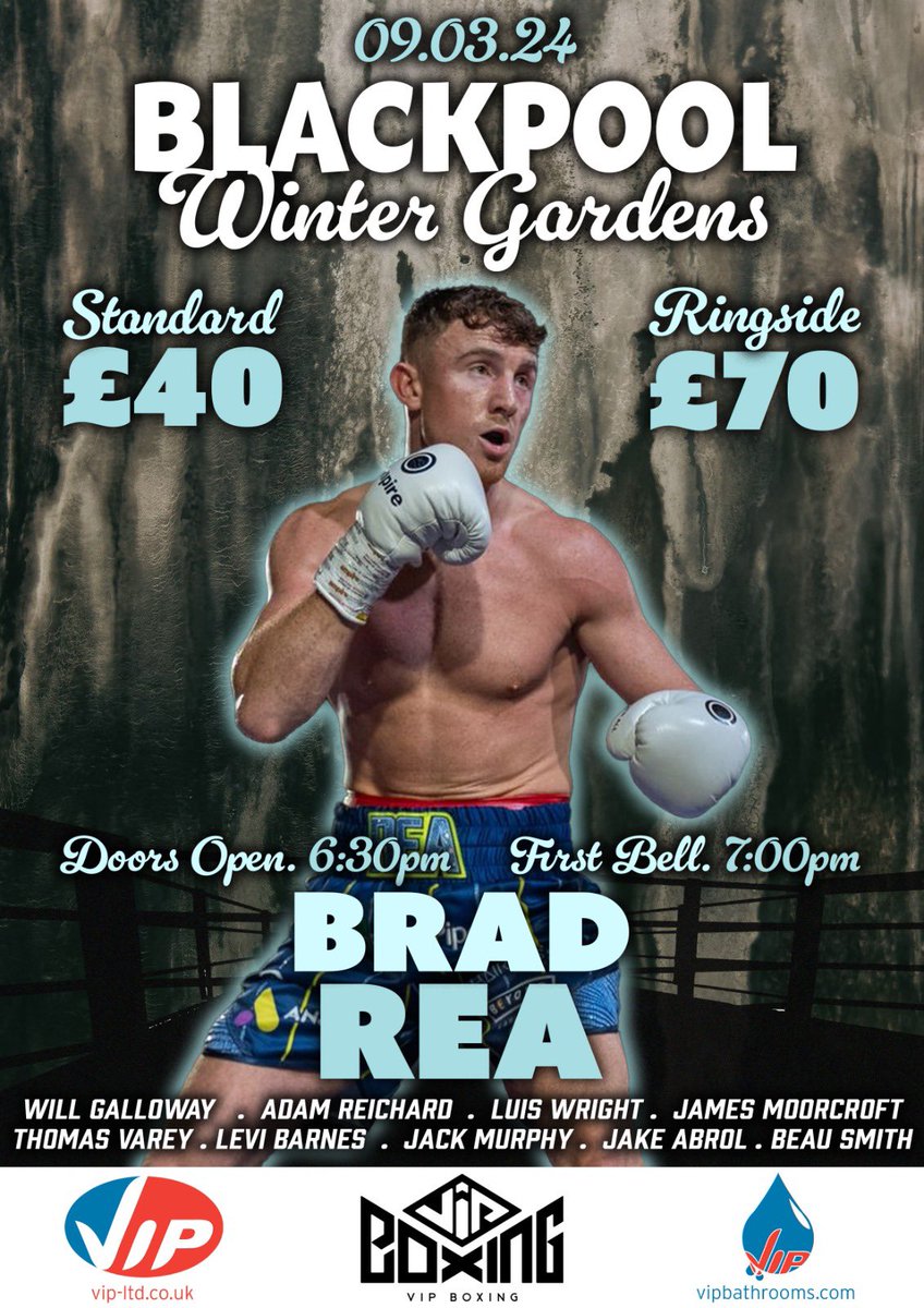 vipboxing's tweet image. @bradrea_ is back in action this Saturday night! We caught up with him during camp to talk plans for 2024 🐝 

Exclusive interview ⬇️
youtu.be/bt05bnE8I-Y?si…

Book your tickets online at vipboxing.co.uk

#vipboxing #boxinginterview #blackpool #bradrea