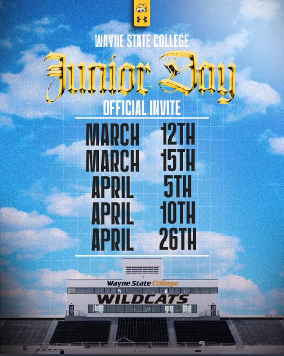 Thank you <a href="/CoachKrueger3/">Tanner Krueger</a> for the junior day invite