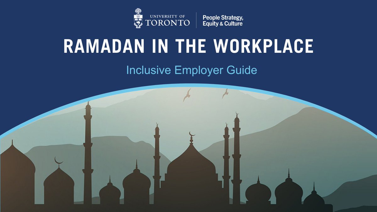 As the #UofT community prepares to celebrate Ramadan, please see the following informational guide regarding this observance: uoft.me/agV #ramadanmubarak