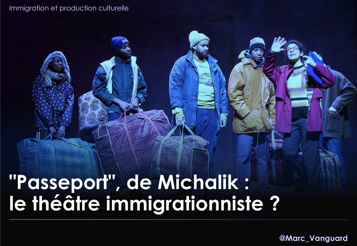 marc_vanguard's tweet photo. 🚨 Culture : "Passeport", la nouvelle pièce de théâtre du talentueux Alexis Michalik s'annonce comme le succès de l'année.
Très engagée, elle véhicule 9⃣ poncifs récurrents des discours militants immigrationnistes. Florilège ⬇️ https://t.co/w1F7MonY72