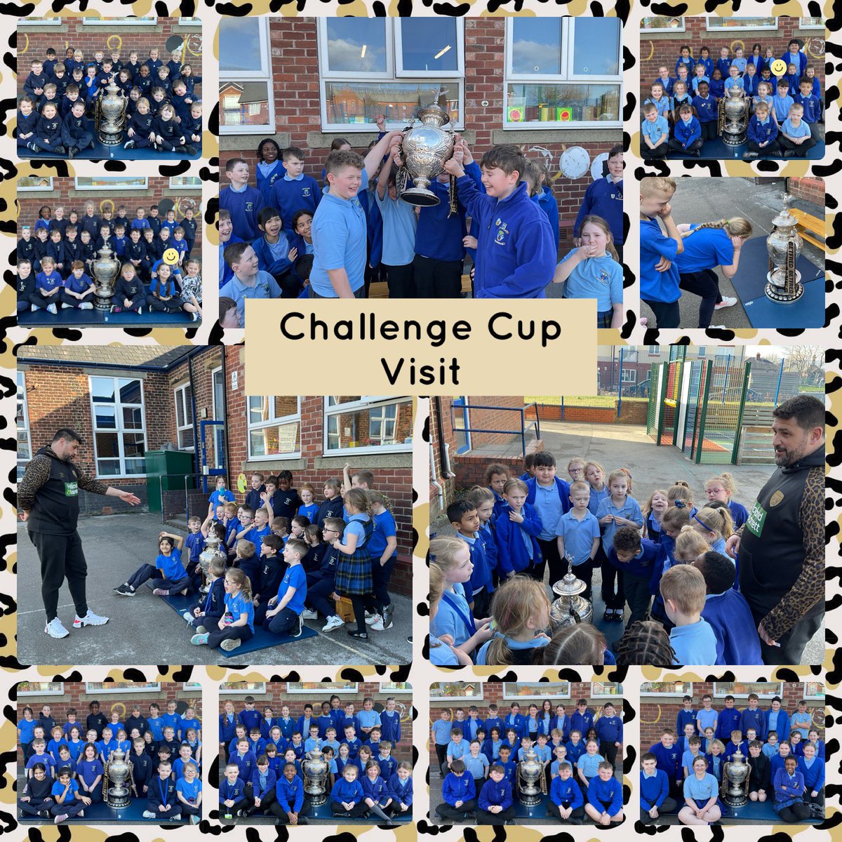 This happened today! Thank you so much Leigh Leopards’ Community Team for making lots of children’s day and keeping the profile of rugby high! <a href="/LeighLeopardsRL/">Leigh Leopards</a> <a href="/YourSchoolGames/">School Games</a> <a href="/leighrugbyunion/">Leigh Rugby Union</a>