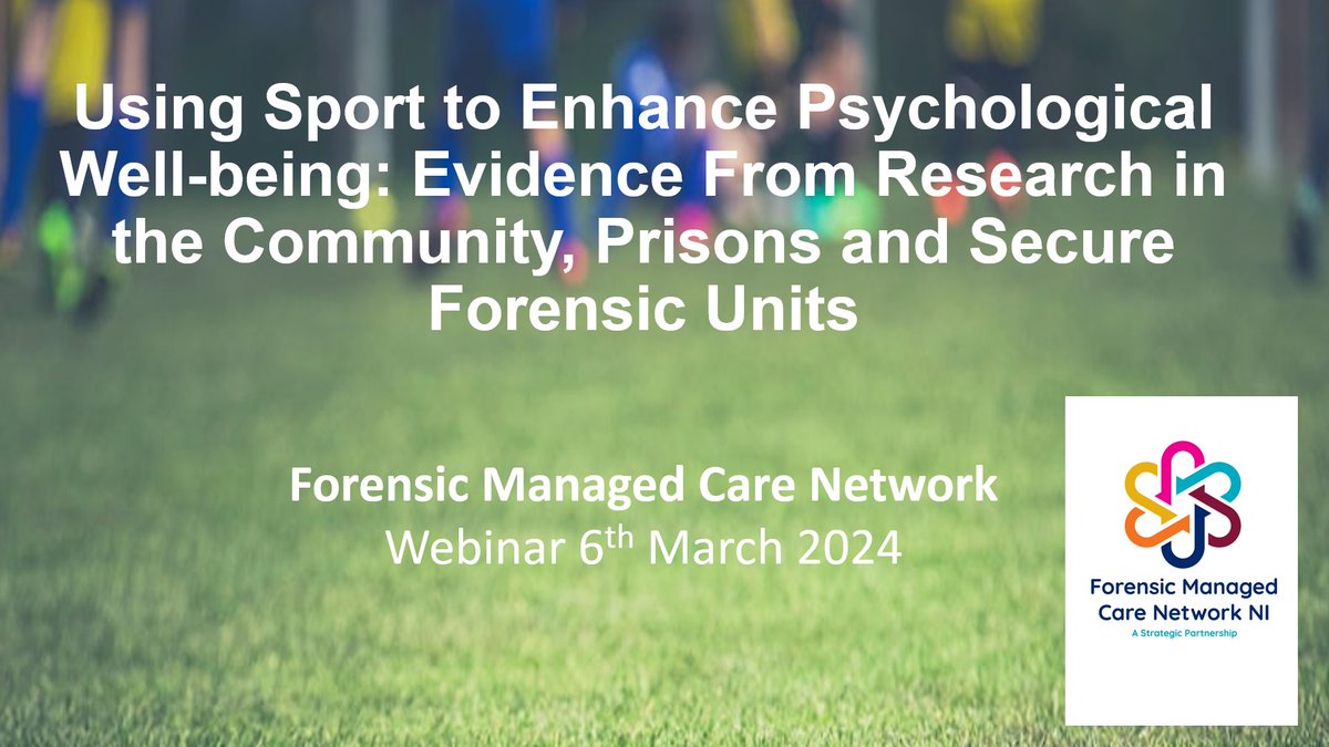 Looking forward to the Sport and Well-being webinar tomorrow #research #evidence #impact @QUBPsych @healthdpt