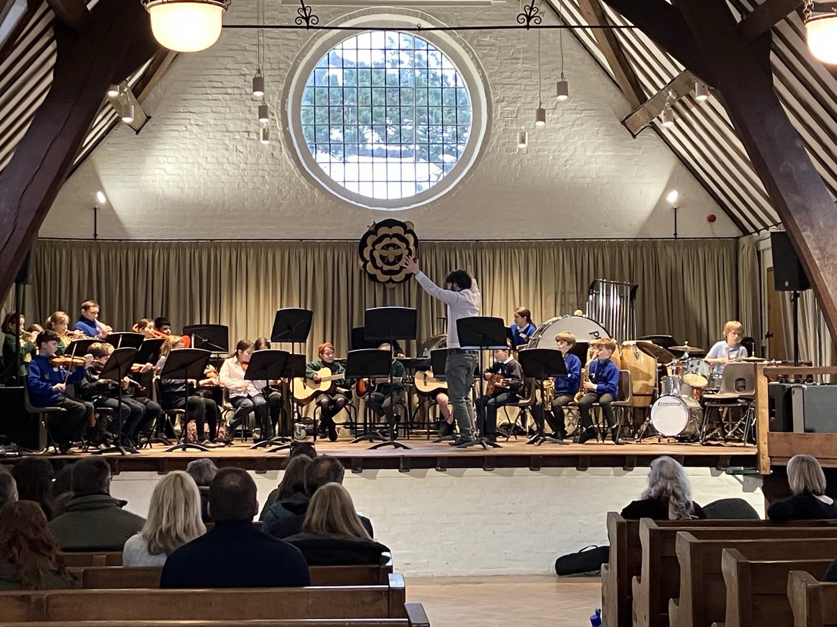 We had the small schools music day last week. Pupils from the surrounding primary schools had a day of music ending with a short concert in #Bedales  senior Lupton Hall. A wonderful day led by the talented music team at #Bedalesprep