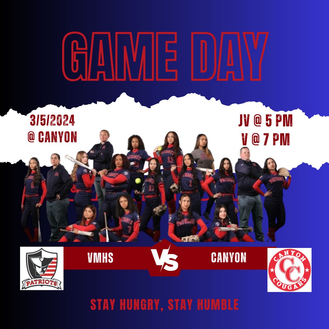 Wishing the softball teams good luck tonight as they travel to Canyon for their district opener! The teams have been putting in countless hours perfecting their game, and they are ready! #PatriotNation #softball #EETEDT #BESbS