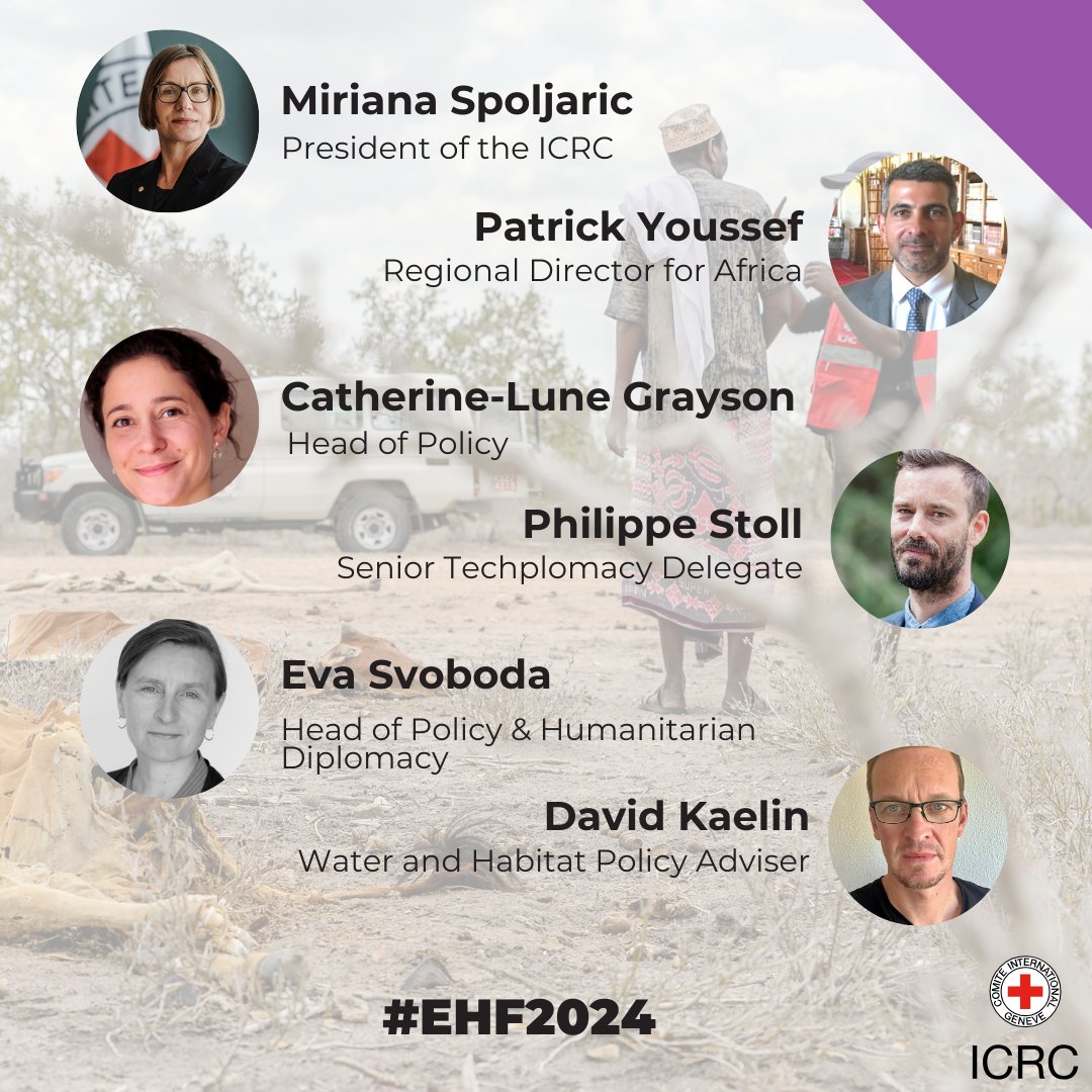#EHF2024 is coming up ‼️ 🇪🇺 2 days to explore & address the most pressing humanitarian crises, co-organised by @eu_echo and @EU2024BE. 🇧🇪 Next 18-19 March join @ICRC speakers online and follow the conversation! More info 🔽 ms.spr.ly/6018cZC8Q Stay tuned! 👀