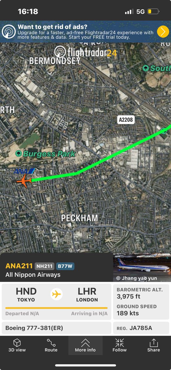 Why ⁦<a href="/HeathrowRunways/">Heathrow Runways</a>⁩ do the planes have to go that low that far out?!? The constant traffic overhead today is insane.