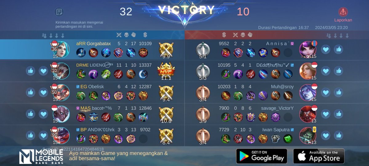 febrigorga's tweet photo. Ayo bergabung dengan tim saya, tantang semua Player MOBA terbaik bersama! 
https://t.co/u837nzTsFF https://t.co/hFvd8jpxlS