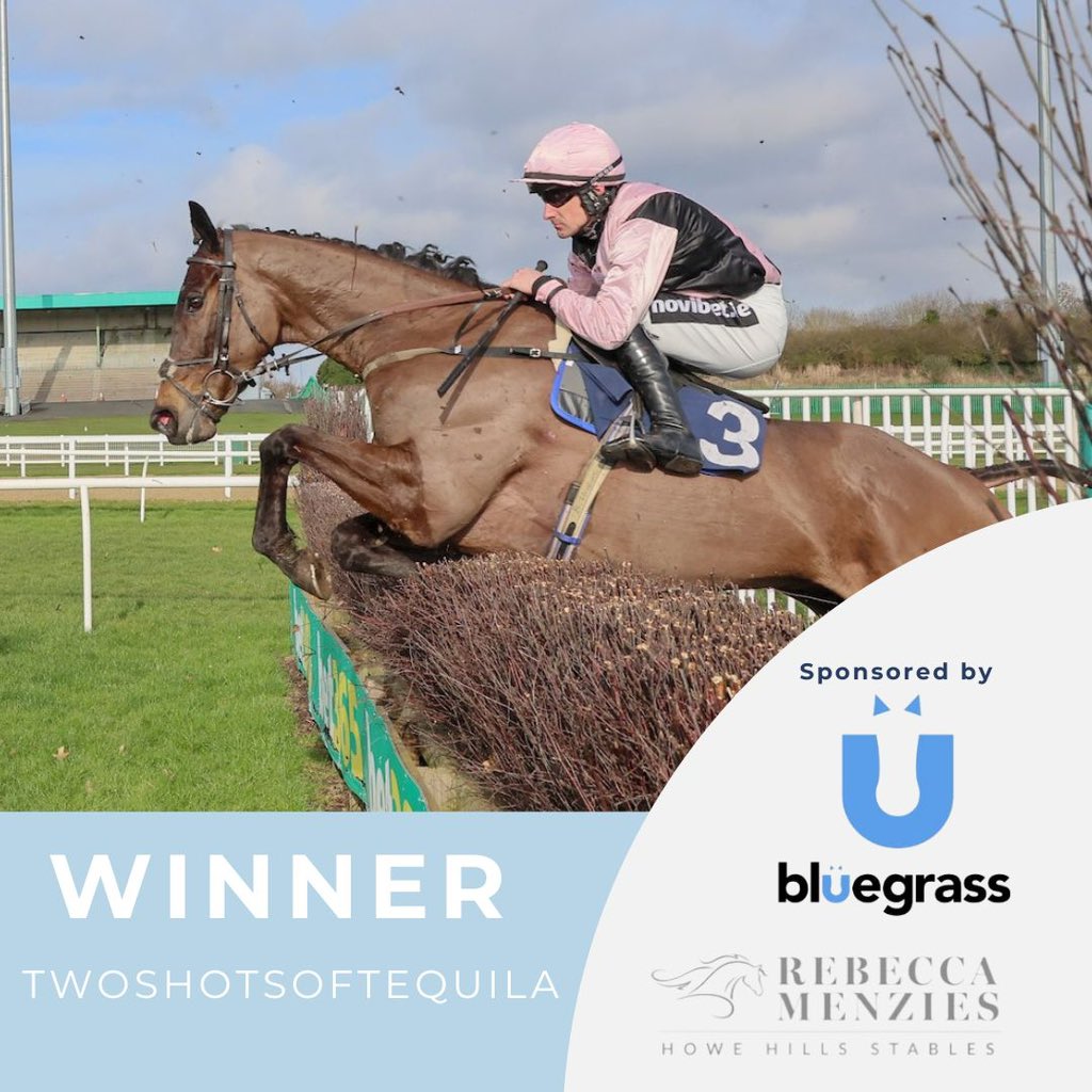 🏆WINNER🏆 Twoshotsoftequila wins @newcastleraces . A brilliant ride by Brian Hughes. Congratulations to owners The Hetton Boys. Another winner fed on @bluegrasshorsefeed #poweredbybluegrass #winner #racehorse #fedonbluegrass #horseracing #racehorsetrainer #rebeccamenzies