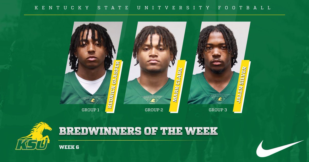 Shout out to our Week 6 BredWinners of the week! #BredDifferent #CloseTheGAP
