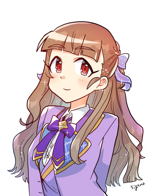 SSRのリボン+スバル制服 #神谷奈緒 #ファンアート 