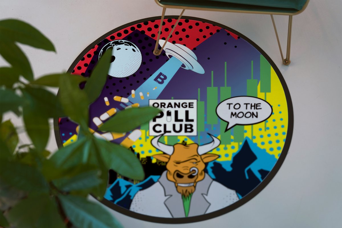 Now available in the <a href="/Murmeltier_io/">MURMELTIER</a> shop:

⭐️ RUG BULL⭐️

Give your office or living room a touch of crypto art and style. Perfect for #Bitcoin  enthusiasts and lovers of fancy #design.

#orangepill #Bullrun2024 <a href="/orangepillclub/">Orange Pill Club</a> #comic #kunst #art