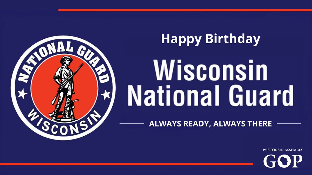 Happy birthday to the <a href="/WI_Guard/">WisconsinGuard</a>!
