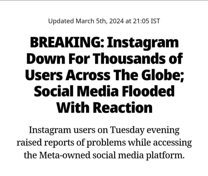 Army_Miniee's tweet photo. #instagramdown #META #facebookdown https://t.co/lLlndsqDwF