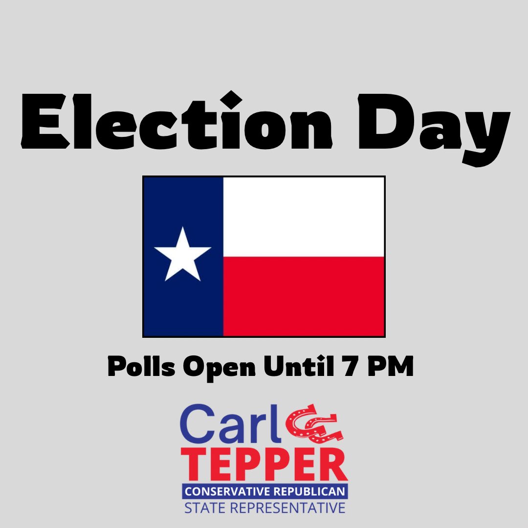 It’s Primary Election Day in Texas! The polls are open until 7 PM tonight. There are many important primary elections that’ll shape the future. If you’re informed and discerning, I encourage you to make your voice heard.