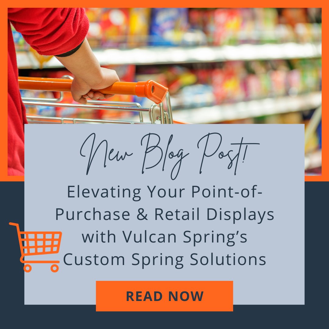 VulcanSpring's tweet image. Elevate Your Retail Displays with Vulcan Spring&apos;s Custom Solutions!

Read our new blog and discover how Vulcan Spring&apos;s custom solutions are transforming Point-of-Purchase &amp;amp; Retail Displays ➡️ bit.ly/3P88DYL

#VulcanSpring #RetailDisplays #CustomSpringSolutions