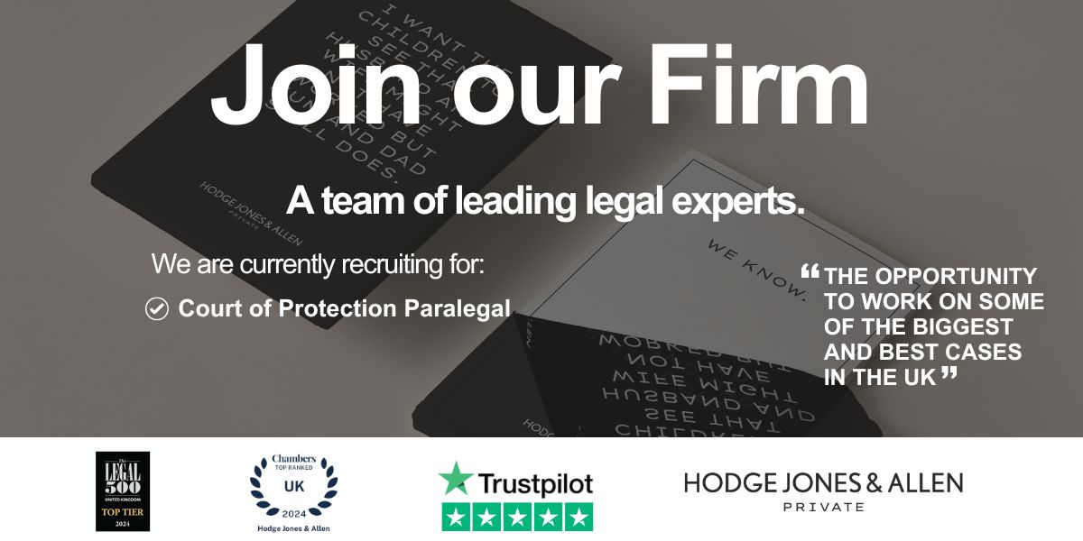 hodgejonesallen's tweet image. 📢#HIRING: If you have excellent management and good literacy skills and passion for the law, you can apply to become a full-time #Paralegal to assist our @HJALifePlanning team with #CourtofProtection matters.

Apply Now: hja.net/careers/curren…