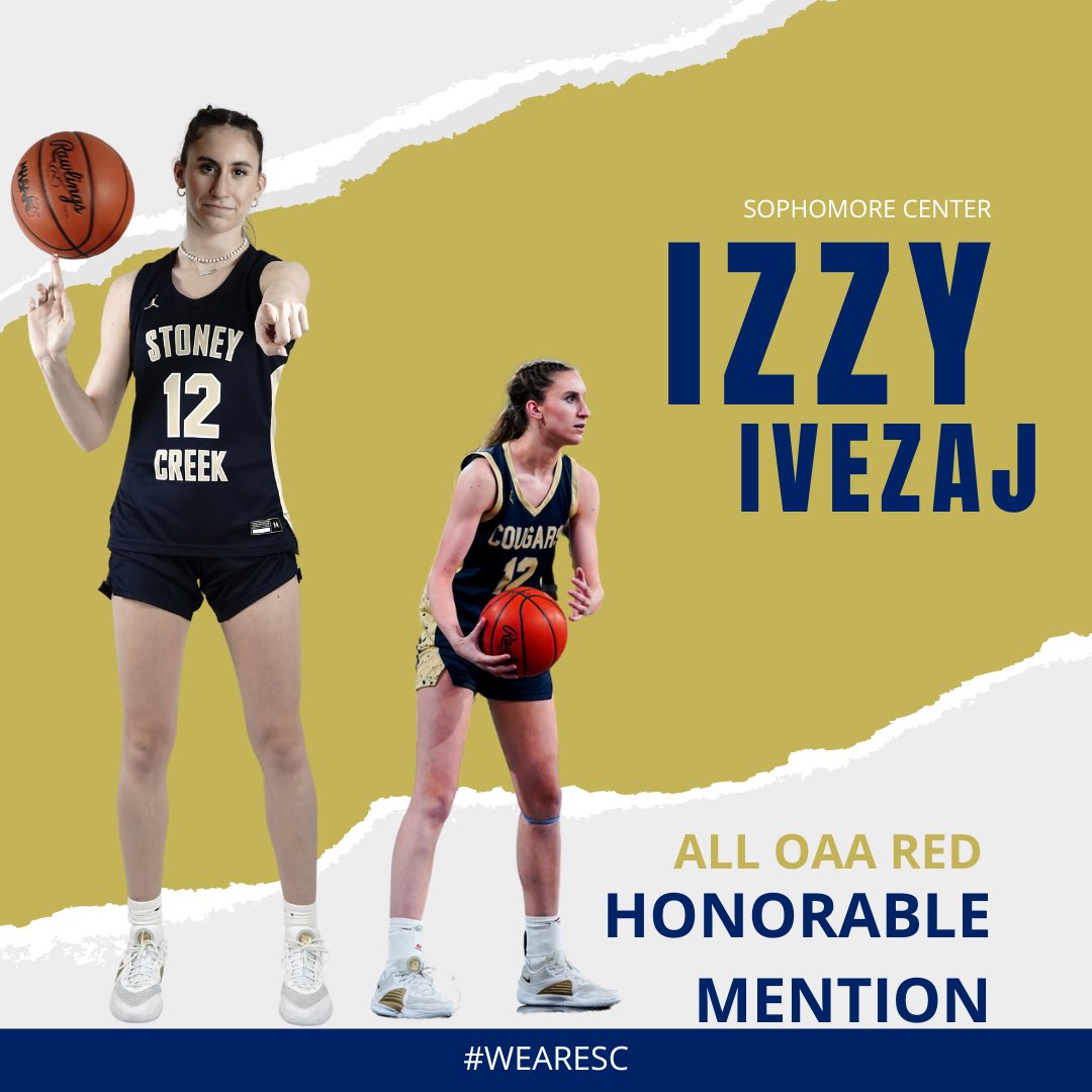 StoneyCreekGBB (@stoneycreekwbb) on Twitter photo Averaging 12 rebounds and 4 Blks per game <a href="/izzyivezaj/">Izzy Ivezaj</a> takes home all <a href="/OAAathletics/">OAA Athletics</a> 🔴 honorable mention. Izzy we are very proud of the player you have molded into and we are excited for what’s to come. #WeAreSC <a href="/coach_lumbo/">Coach Lumbo</a> <a href="/StoneyCreek_AD/">Stoney Creek AD</a> <a href="/MichHSBball/">Mich HS Bball</a> <a href="/CoachKluzak/">Jason Kluzak</a> Averaging 12 rebounds and 4 Blks per game <a href="/izzyivezaj/">Izzy Ivezaj</a> takes home all <a href="/OAAathletics/">OAA Athletics</a> 🔴 honorable mention. Izzy we are very proud of the player you have molded into and we are excited for what’s to come. #WeAreSC <a href="/coach_lumbo/">Coach Lumbo</a> <a href="/StoneyCreek_AD/">Stoney Creek AD</a> <a href="/MichHSBball/">Mich HS Bball</a> <a href="/CoachKluzak/">Jason Kluzak</a>