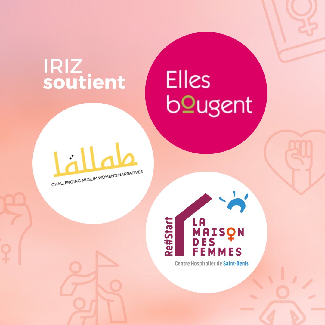IrizConsulting's tweet photo. À l’occasion de la Journée Mondiale des Droits des Femmes qui a lieu le 8 mars, nous souhaitons soutenir 3 associations qui oeuvrent pour favoriser l’accès aux droits, la capacité d’agir et l’autonomie des femmes : Elles bougent, Lallab et La Maison des femmes de Saint-Denis 🤝 https://t.co/4MlP0uMzWl