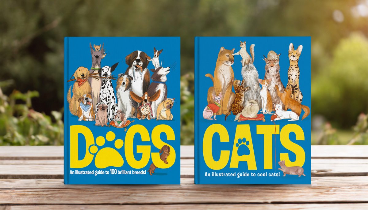 hungrytomatouk's tweet photo. It's raining cats and dogs!
Introducing Cats - an illustrated guide to cool cats! 
Joining Dogs on the shelves very soon👀🐈‍⬛🐕

#kidsbooks #cats #dogs #kidsnonfiction #childrensliterature #childrensillustrations #publisher #newbook #comingsoon #kidslit #education #youngscience https://t.co/HlCjxV78Wn