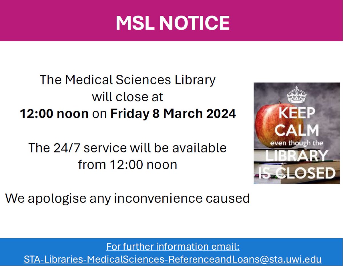 Faculty of Medical Sciences, The UWI, St Augustine (@fmsuwista) on Twitter photo 