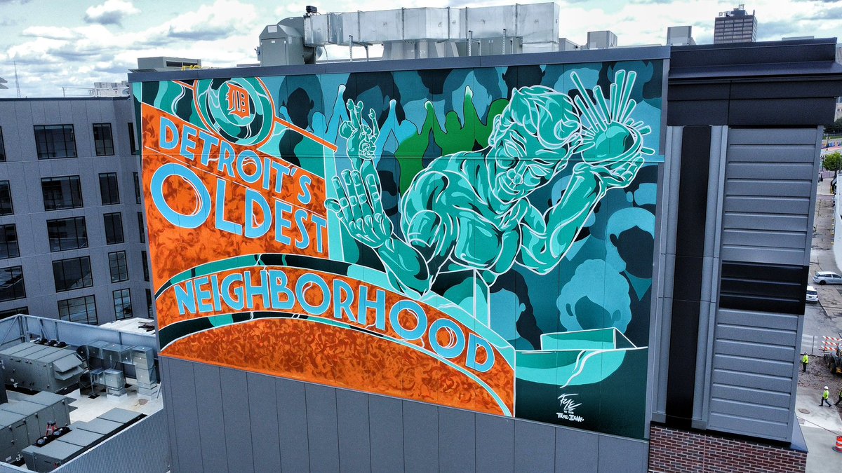 TraeIsAAc's tweet image. Almost 100-feet in the sky…
TRAEISAAC.com

#corktown #detroit #mural #traeisaac