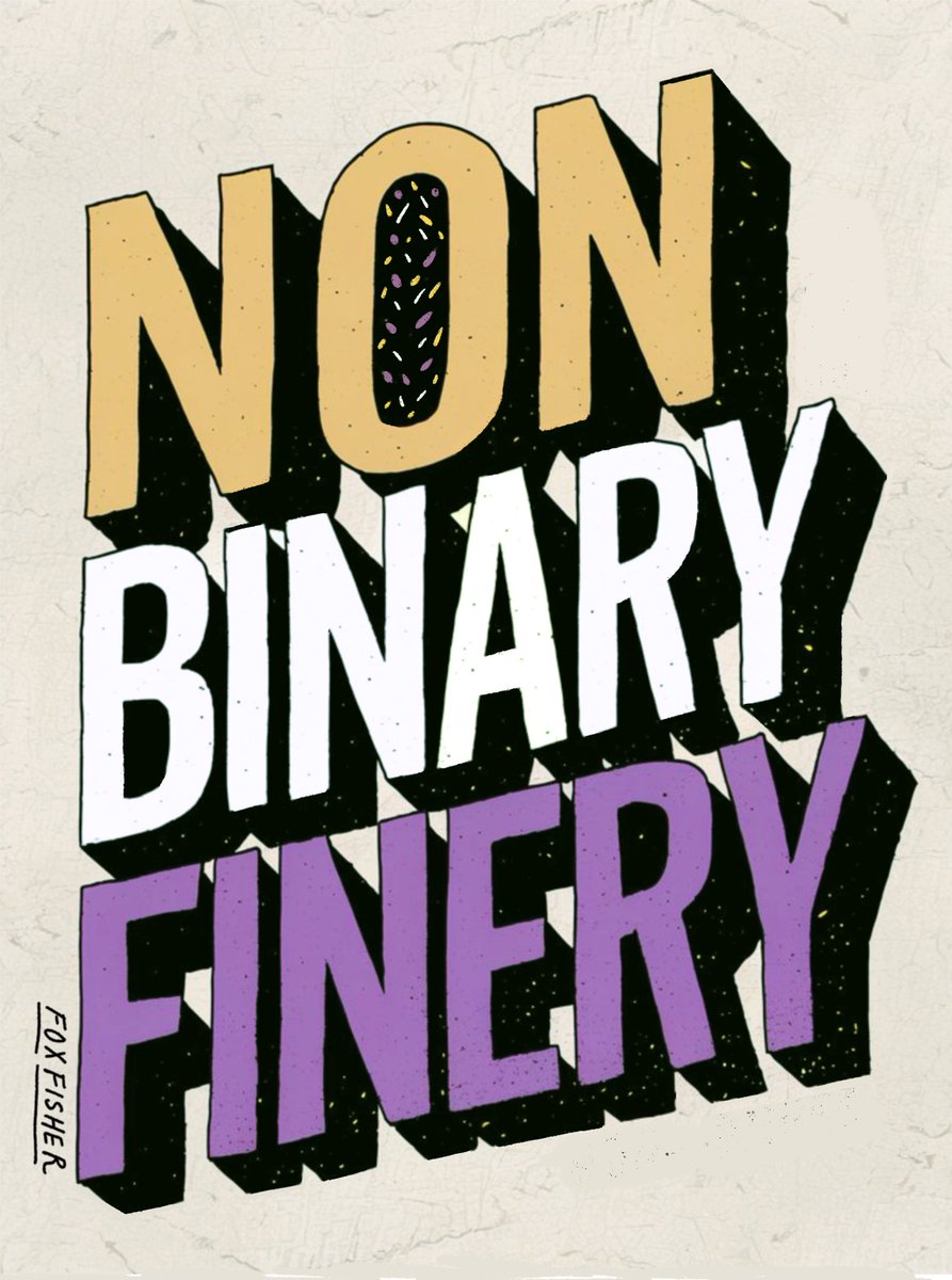 To my non-binary siblings 💛🤍💜🖤