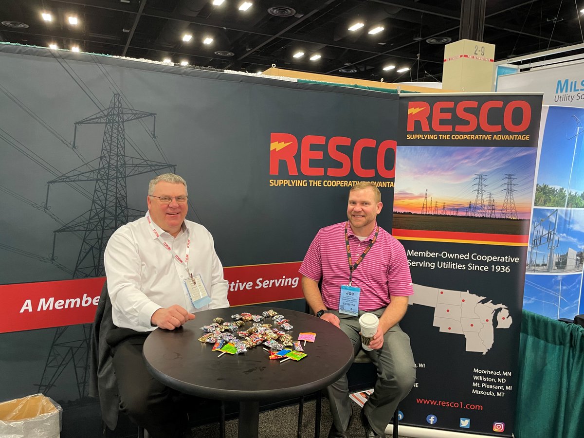 RescoSupply's tweet image. Are you attending the @NRECANews TechAdvantage at the @SAHBGCC in San Antonio this week? If so, stop by Booth 1028 to meet with the RESCO team, including Regional VP Chris Pederson (left) and Regional Sales Director Joe Cochran.

#techadvantage24 #cooperatives #RESCO