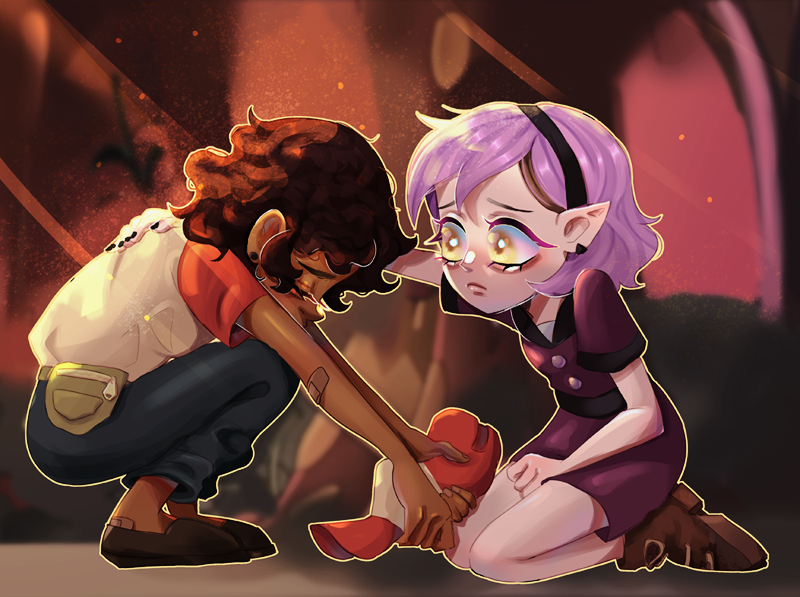 dandeydraws's tweet photo. gay person rewatches the owl house, will never recover

#TheOwlHouse 
#theowlhousefanart 
#lumity https://t.co/tquVSe5VnC