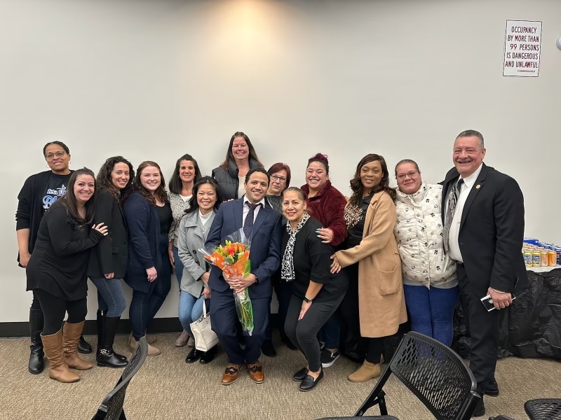 Marygclarkson's tweet photo. Mary G. Clarkson Music Teacher, David Schecher, was recognized by Suffolk County Legislator, Sam Gonzalez, during Black History Month. Mr. Schecher was recognized for his outstanding teaching and contribution to the Bay Shore community. @BayShoreSchools #ItsAShoreThing https://t.co/NIekQbc20W