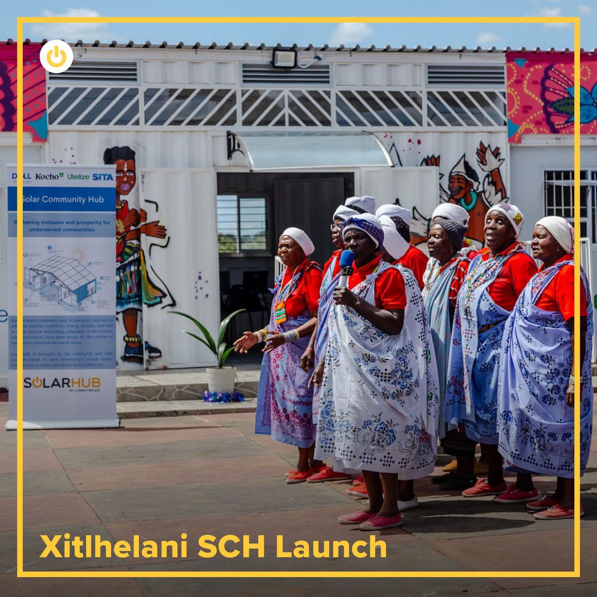 Computer_Aid's tweet image. The launch of the Solar Community Hub in Xitlhelani, South Africa was a great success.  

Thank you to our sponsors @DellTech, @Utelize, @KochoTech, @sitasocltd and our partner Amandla

Donate today!
buff.ly/4bY3goJ 

#ComputerAid #XitlhelaniLaunch #SolarCommunityHub
