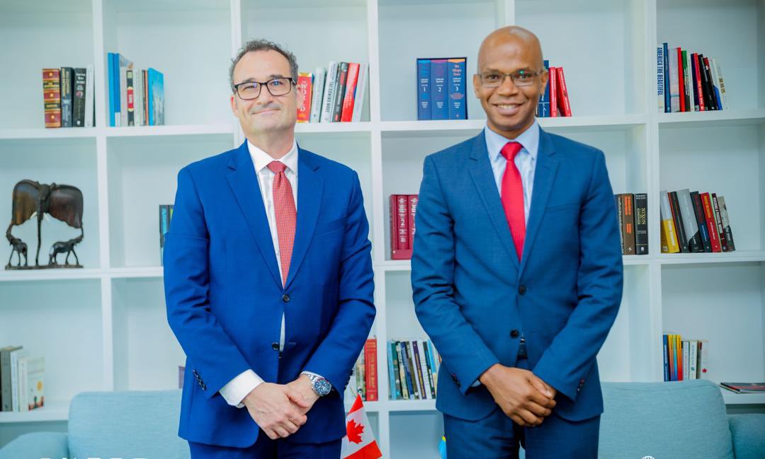 JMakamba's tweet photo. Pleased to meet Canadian High Commissioner to Tanzania @kylenunas earlier today. Very good discussion on trade, investment, development cooperation and the future of the Commonwealth. https://t.co/0OK9ImywXa