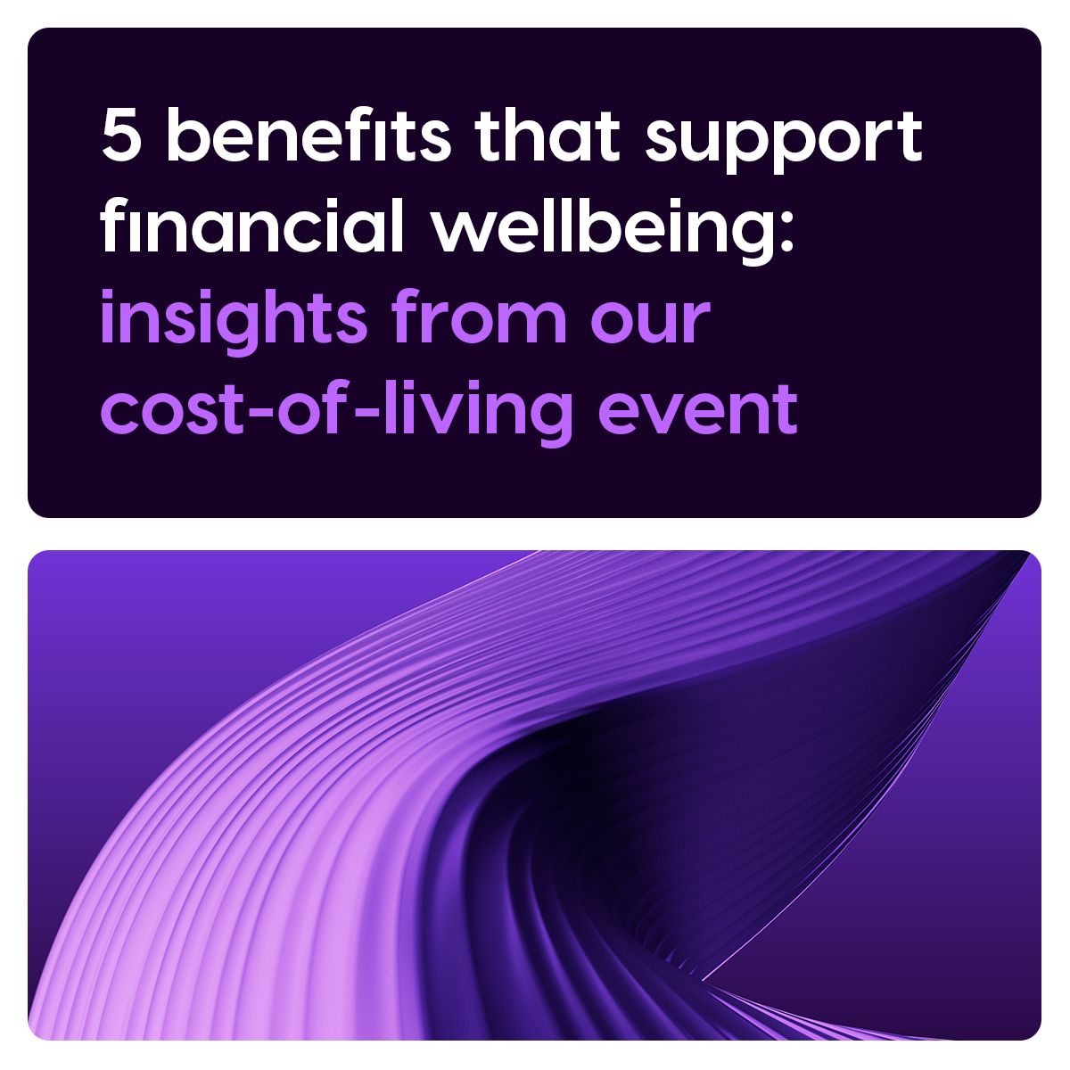 How can you set your employees up for financial success in 2024? 🔍 

In this blog, we share insights from our lastest UK cost-of-living event and explore 5 key benefits that can help your employees tackle rising costs. 📈

Read it here 👉 bit.ly/3T2Emfc