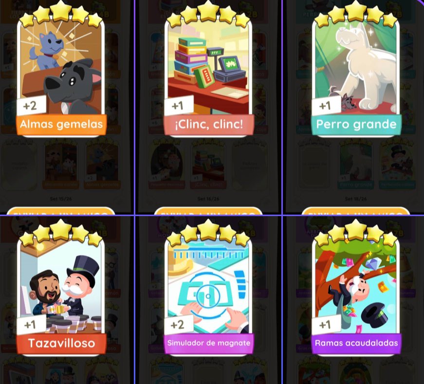 Janys_25's tweet photo. cambio cartas de @MonopolyGO #MonopolyGo quien esté interesado me escribe... https://t.co/rzGFYogVAE