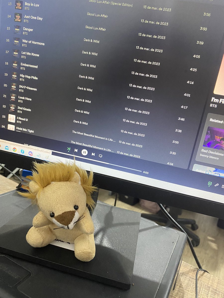 no job escutando as fav de todos os albuns 12hrs de playlist